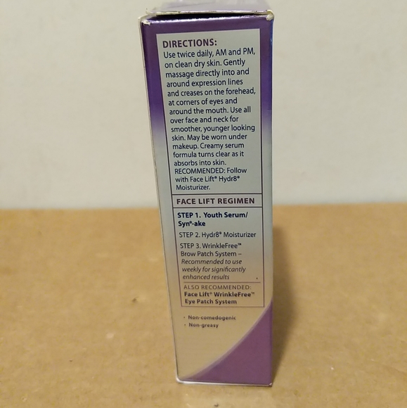 University Medical Face Lift Youth Serum Syn-Ake 0.85 oz.~ FACTORY SEALED - Picture 2 of 4